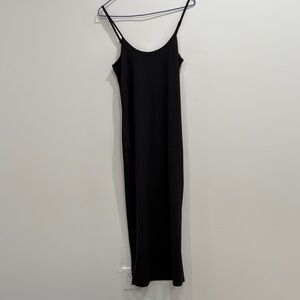 Elegant Black bodycon Slip Dress